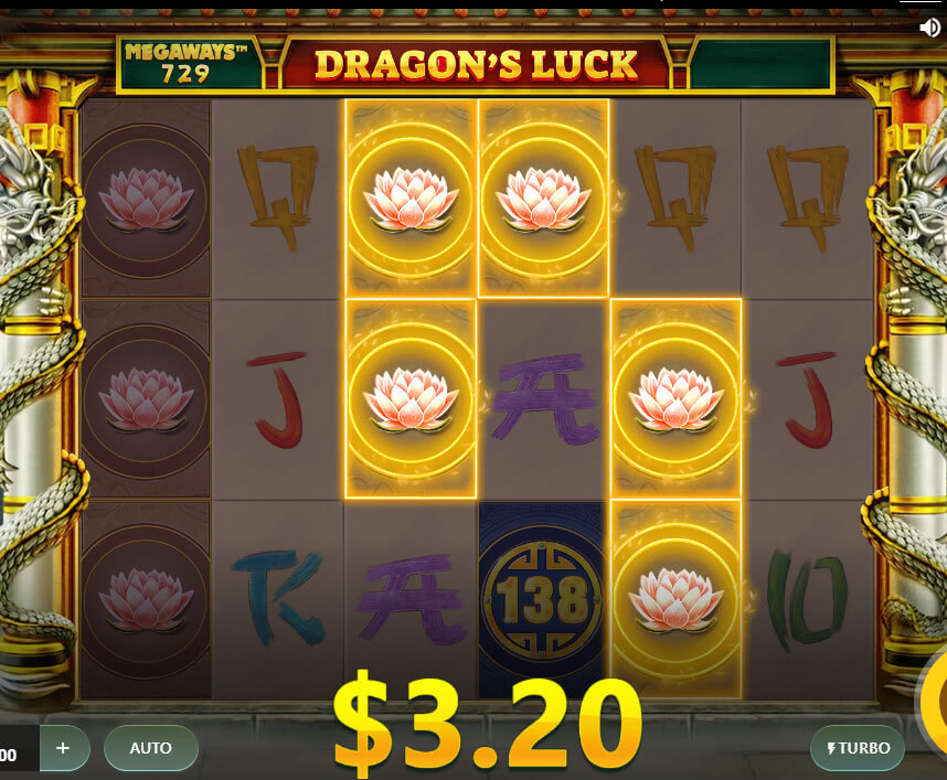 dragons luck megaways slot
